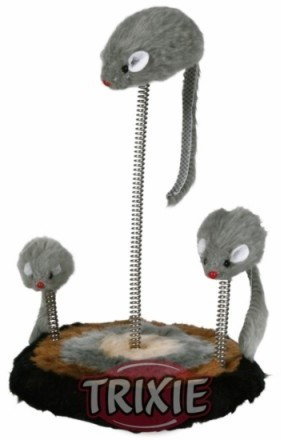 Trixie Mysz na sprężynie 3szt. 30 cm [TX-4070] 3352