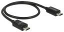Delock Kabel USB Przewód do współdzielenia Micro USB-B męską Micro USB-B męską O (83570)