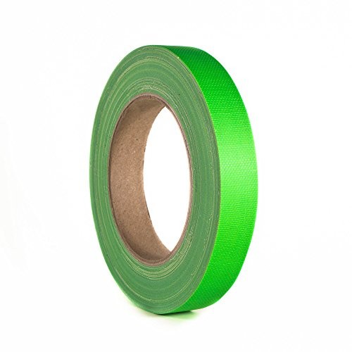 ah Accessories AH Accessories Gaffer taśmy klejącej 19 MM X 25 m, zielony neonowy 58064NGRN