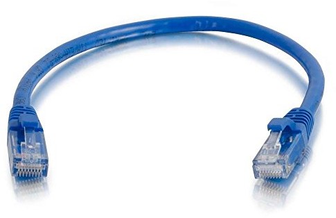 C2G 30 cm Cat6 Snagless, nieekranowany, UTP Patch kabel sieciowy RJ-45  niebieski 83384