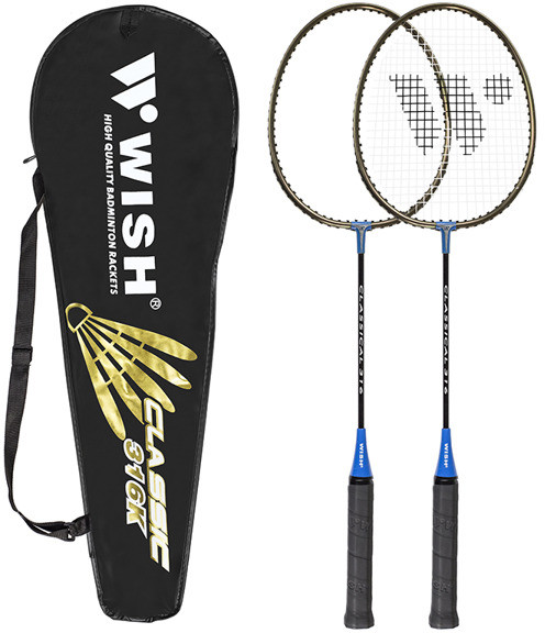 Wish Zestaw 2 Rakiet alu + Pokrowiec 316K blue