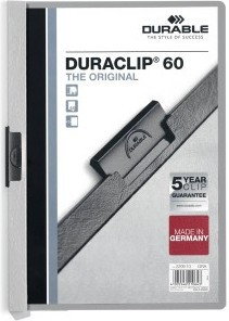 Duraclip DURABLE Skoroszyt zaciskowy 60 szary DU002-5