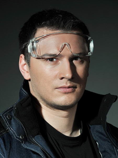 R.E.I.S GOG-ICE - Przeciwodpryskowe okulary ochronne z poliwęglanu