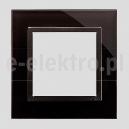 Kontakt Simon SIMON S.A. Ramka 1 Nature-Szkło, ZASTYGŁA LAWA, IP20/IP44 DRN1/