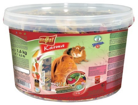 Vitapol Pokarm dla Dla świnki morskiej 2w1 wiaderko 1,6 kg [1363] 5906