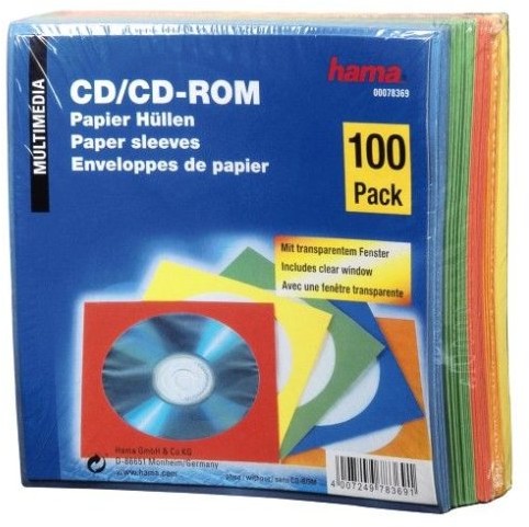 Hama Papierleerhüllen 100er-Pack, farbli, wiele 00078369