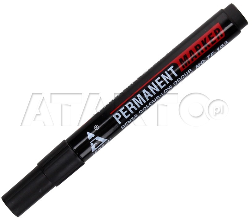GRAND Marker permanentny 2.00mm czarny okrągły Tenfon TF103R KA5610