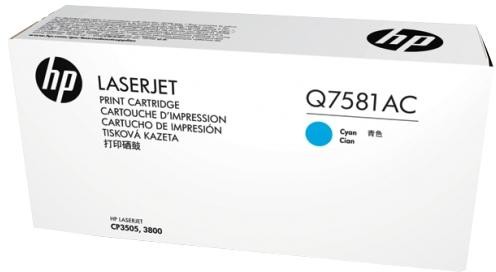 HP wkład laserowy hp Q7581AC cyan oryginalny korporacyjny Q7581AC
