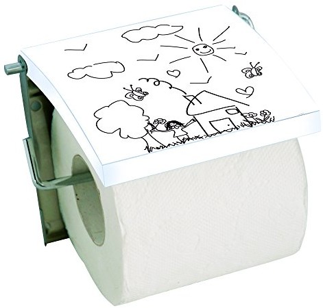 MSV 140833 papier drzwi, pokój dziecięcy, MDF/ze stali nierdzewnej, 11,5 x 13 x 2 cm (2049/140833)