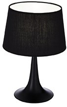 Ideal Lux LONDON TL1 SMALL 110554 NERO LAMPA WŁOSKA NOCNA 110554