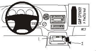 Brodit ProClip 833108 Console mount do Ford Expedition 03  06 833108