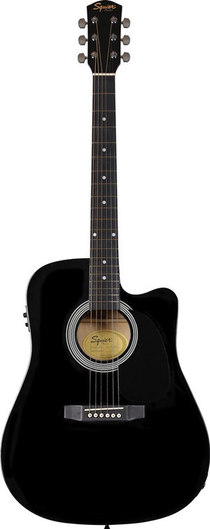 Fender SA-105CE Black gitara elektro-akustyczna SQSA105CEBK