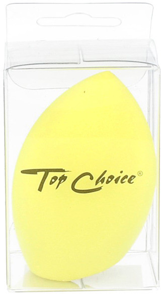 Top Choice Gąbka do makijażu ŚCIĘTA Żółta 5905710036156