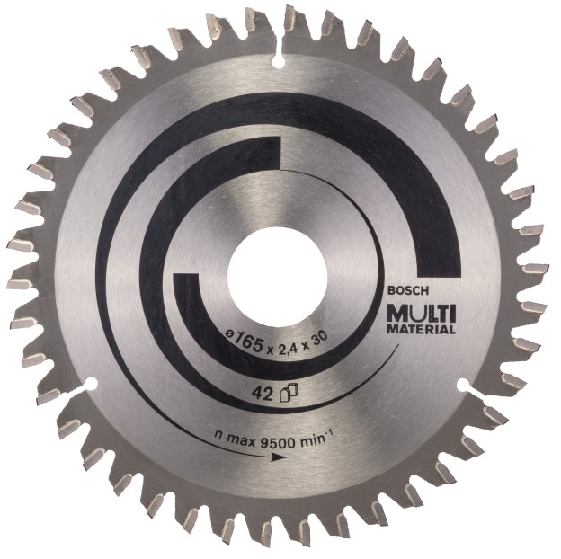 Bosch Piła tarczowa Multi Material 165 mm x 30/20 mm x 42T