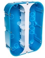 Simet Puszka osprzętowa sześciopolowa P6x60D niebieska 32174203 0001-00010-52876