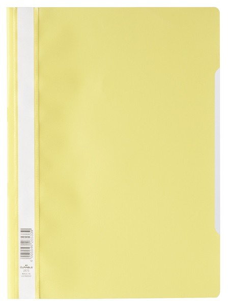 Durable Skoroszyt A4 PCV miękki żółty 50szt. 2573-04