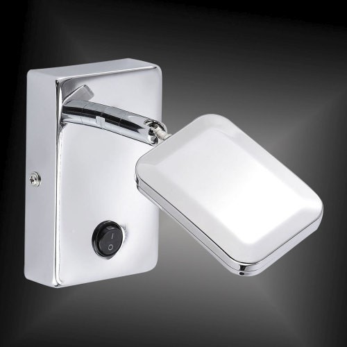 Leuchten Direkt Leuchten-Direkt WELLA lampa ścienna LED Chrom, 1-punktowy - Nowoczesny/Design/Lokum dla młodych/Purystyczny - Obszar wewnętrzny - WELLA - Czas dostawy: od 2-4 dni roboczych 11241-17