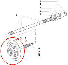 CNH TARCZA SPRZĘGŁOWA - TŁUMIĄCA 5165710 - 5187845 - 87304267