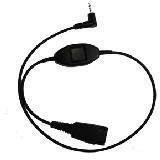 Cisco Jabra QD cord to2.5 mm pin plug, for 8800-00-79