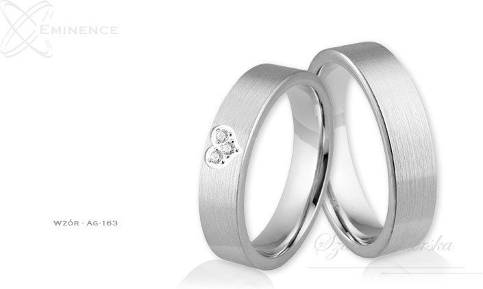 Eminence Obrączki srebrne - wzór Ag-163