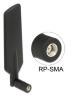 Delock antena RP-SMA, 4,0dBi, GSM/UMTS, Oborotowa, czarna 12409