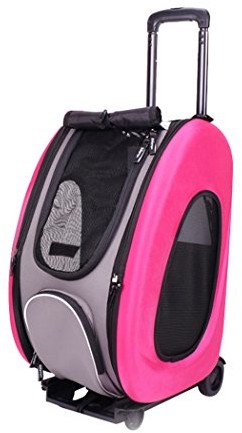 Ibiyaya Multifunktions Pet Stroller Playstation, Rosa