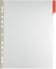 Durable Zestaw paneli informacyjnych FUNCTION czerwony 5 sztuk DU106-3