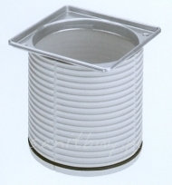 Viega Nasadka do kratki Visign z ramką że stali nierdzewniej 100 x 100 mm 488987