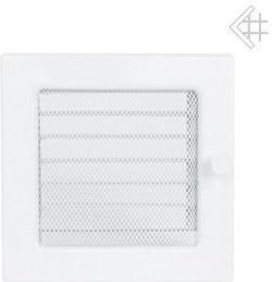 Kratki.pl Kratka kominkowa malowana biała 22x22 z żaluzją