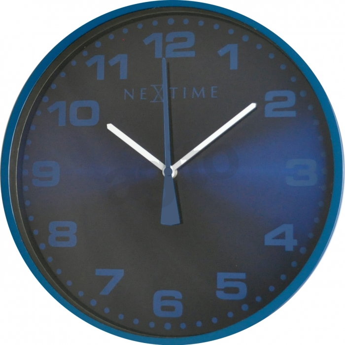 Nextime ścienny Dash Blue 35 cm