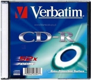 Verbatim CD-R 700MB 52x Slim PL004
