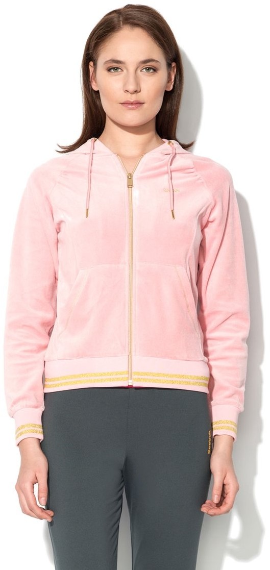Reebok DAMSKA BLUZA Z KAPTUREM WELUROWA X66842 1239286