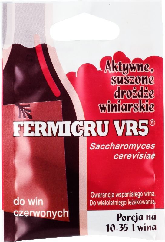 Browin DROŻDŻE AKTYWNE SUSZONE WINIARSKIE FERMICRU VR5 DRVR5