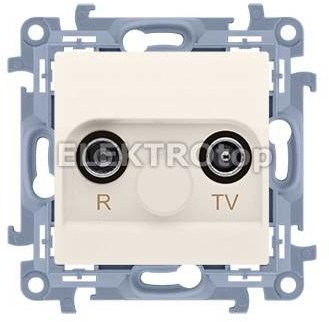Kontakt Simon Gniazdo antenowe R-TV końcowe separowane (moduł) tłum. TV-1.0 dB,