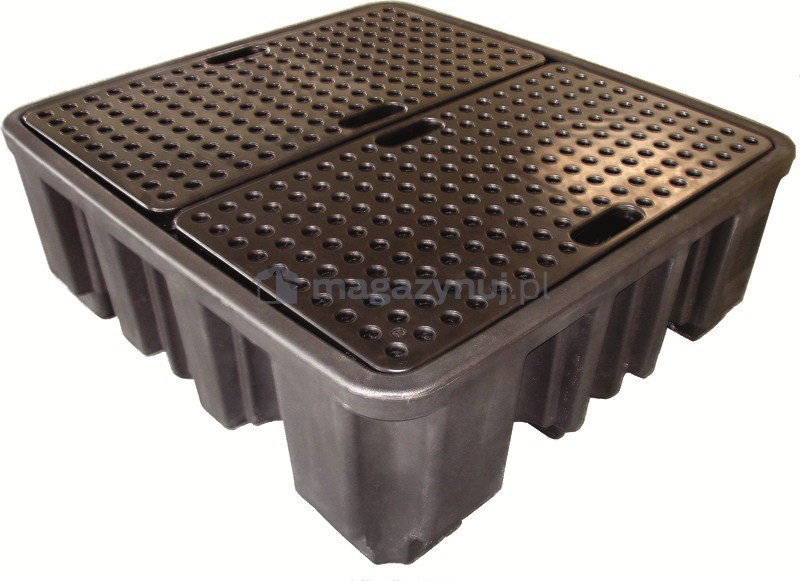 Topserw Paleta wychwytowa na 4 beczki o pojemności 485 l, wym. 1380 x 1290 x 480 mm