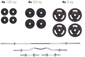 Hop-Sport Zestaw obciążeń Strong 59 kg