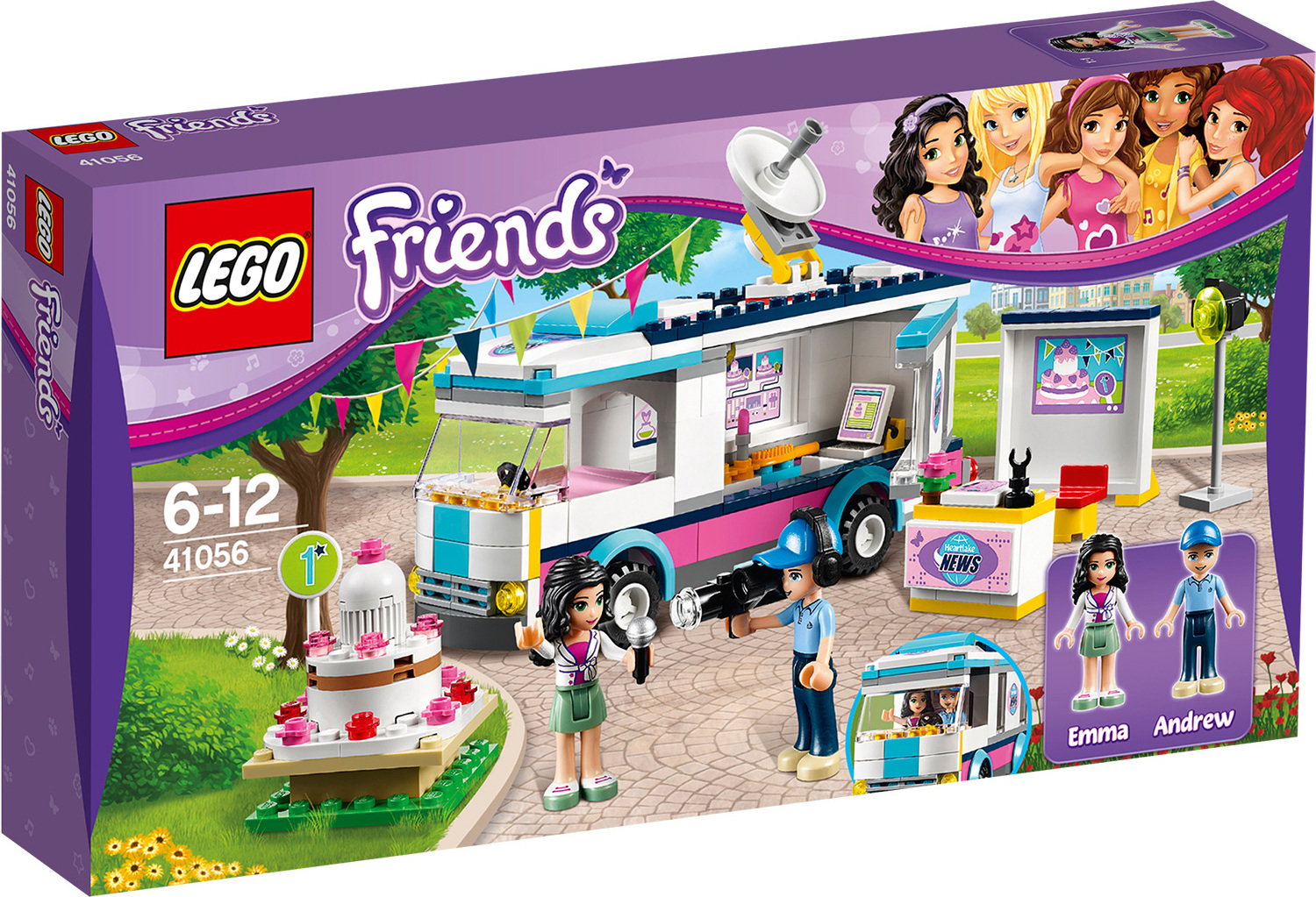 LEGO Friends - Wóz Telewizyjny w Heartlake 41056