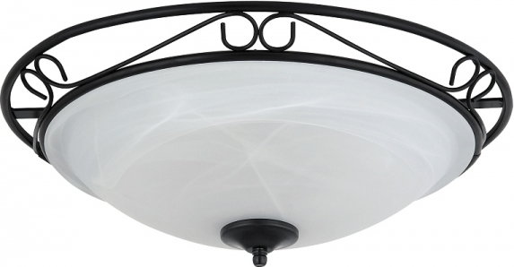 Rabalux PLAFON klasyczna Lampa sufitowa OPRAWA art deco ATHEN 3723 IP20 Czarny biały