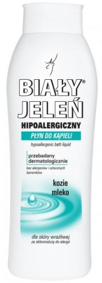 BIAŁY JELEŃ Hipoalergiczny płyn do kąpieli z kozim mlekiem 750ml 30370