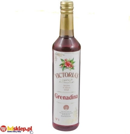 VICTORIAs Syrop barmański Grenadina 490ml