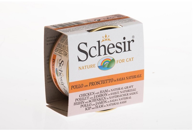 Schesir Natural Kurczak z szynką w sosie 70g