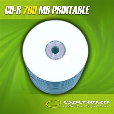 Esperanza CD-R 56x 700MB 100 PRINTABLE NDESPRB00100
