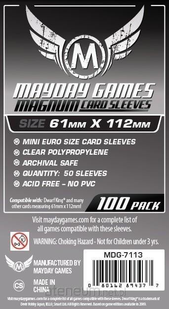 Mayday Games Koszulki Magnum Platinum 61x112 (100szt) MAYDAY