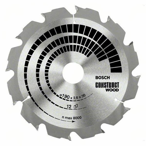 Bosch Tarcza do piły tarczowej Construct Wood 184 x 16 x 2 6 mm 12 2608641200 1 szt