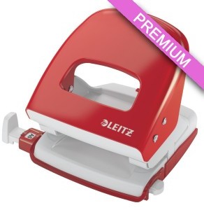 Esselte Dziurkacz Leitz WOW 5008, 30k czerwony ES095-3