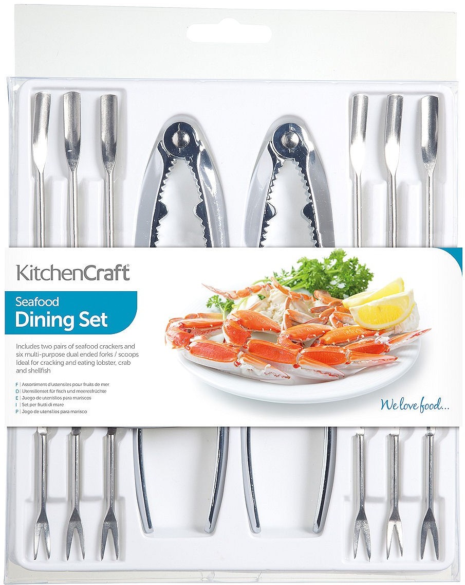 Kitchen Craft Sztućce do owoców morza, 8 elementów KCSEAFOOD