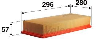 Valeo filtr powietrza panelowy 585143 - Bezpłatny zwrot do 30 dni, największy wybór produktów. 585143