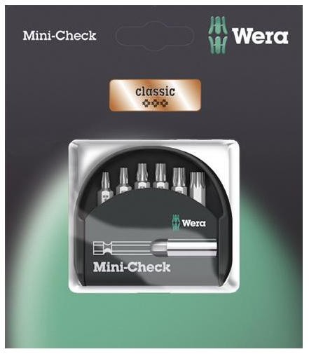 Wera Bity 867/1 Z Mini Check TORX 05073404001 TORX stal narzędziowa 7 szt