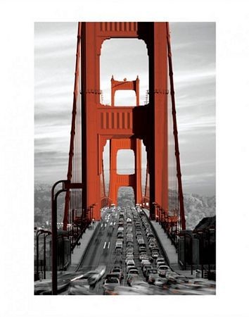 Pyramid Posters Golden Gate Bridge - reprodukcja PPR43003