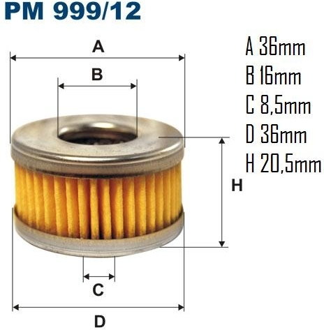 FILTRON PM 999/12 Samochodowe instalacje gazowe